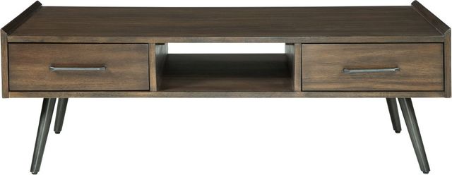 Signature Design by Ashley® Calmoni Brown Coffee Table-2