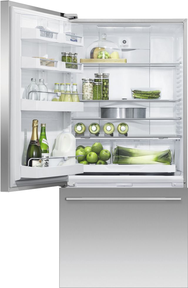Fisher & Paykel Series 5 32 in. 17.1 Cu. Ft. Stainless Steel Counter Depth Bottom Freezer Refrigerator-1