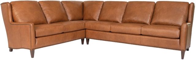 Smith Brothers Customizable 270 2-Piece Leather Sectional-0
