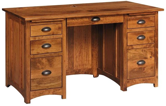 Country Classic Collection Customizable Mission 55" Desk-0