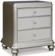Signature Design by Ashley® Coralayne 6-Piece Silver King Sleigh Bed Set-5