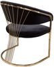 Diamond Sofa® Solstice Black/Polished Gold Dining Chair-4