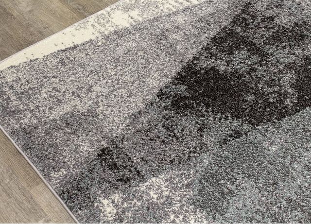 Kalora Interiors Soho Grey White Teal 2'0" x 3'7" Rug-1