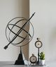 A & B Home Lavonia Black Table Clock-2