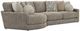 iAmerica Woodford 2pc Mushroom Cuddler Sectional-0