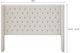 Olliix by Madison Park Cream Queen Amelia Upholstery Headboard-4
