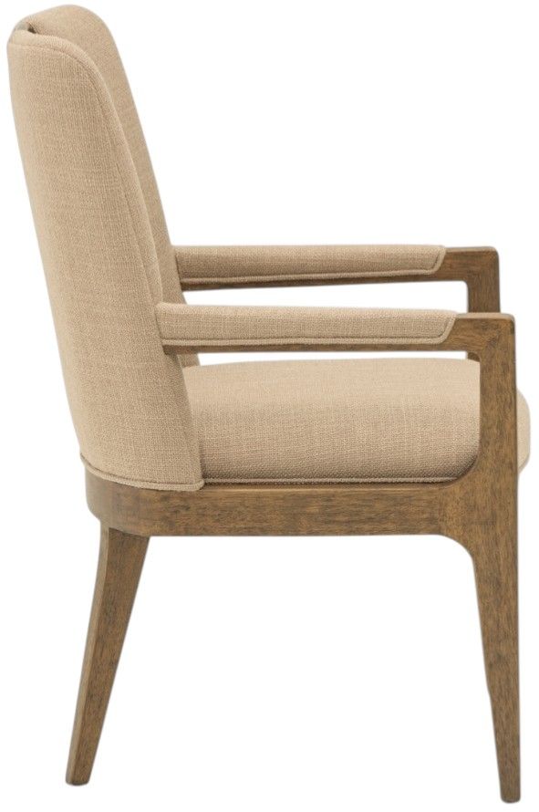 Michael Amini® Portrait Sienna Brown Dining Arm Chair-2