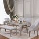 Furniture of America® Diocles Silver Gray Dining Table-1