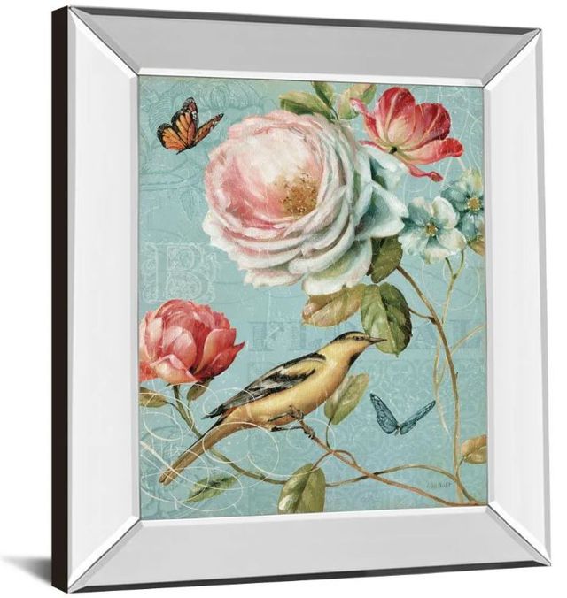 Classy Art Spring Romance Il by Lisa Audit Mirror Framed Wall Art-1