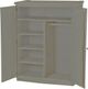 Crate Designs™ Furniture Storm Small Combo Armoire-0