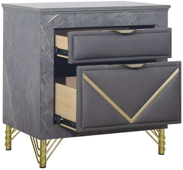 New Classic® Home Furnishings Symmetry Charcoal Nightstand-3