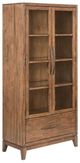 Liberty Furniture Shaker Lakes Harvest Brown Bunching Display Cabinet-0