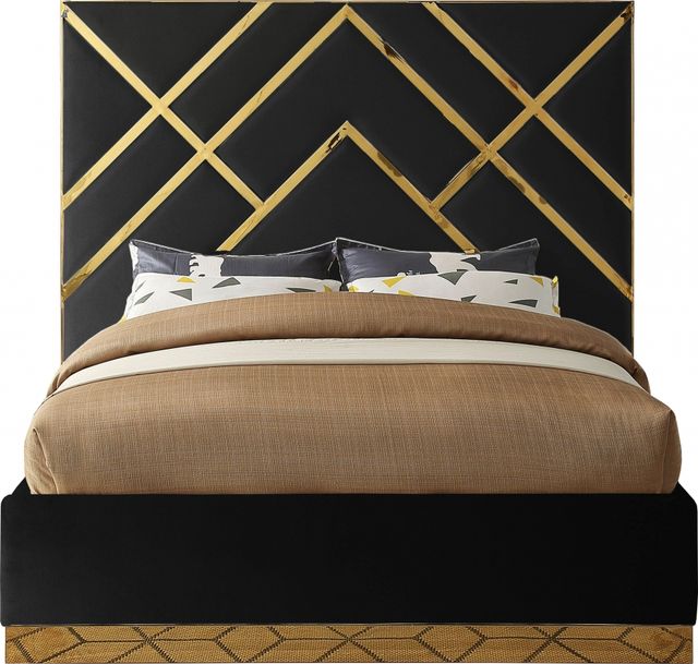 Meridian Furniture Vector Black Queen Bed-1