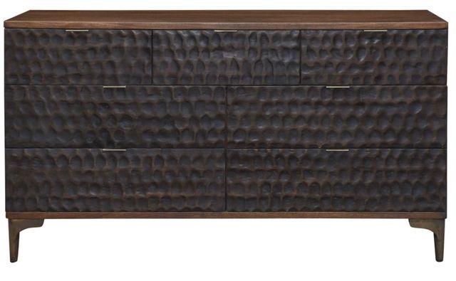 Home Trends & Design Santa Cruz Antique Bronze Dresser-1