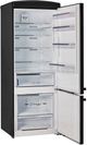 Unique Appliances Classic Retro 28" 17 Cu. Ft. Midnight Black Counter Depth Bottom Freezer Refrigerator-2