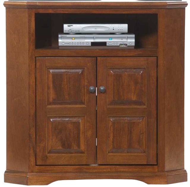 American Heartland Manufacturing Poplar 42" Tall Corner TV Stand-0