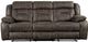 Mazin Furniture Madrona Hill 2 Piece Dark Brown Sofa/Loveseat Set-3