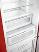 Smeg 50's Retro Style Aesthetic 11.7 Cu. Ft. Red Bottom Freezer Refrigerator-3