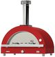 XO 40" Red Countertop Liquid Propane And Wood Pizza Oven-0