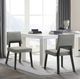 Armen Living Channell 2-Piece Black/Charcoal Dining Side Chair Set-1