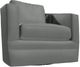 Craftmaster® Customizable CM Leather Barrel Back Swivel Chair-3