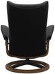 Stressless® by Ekornes® Customizable Wing Medium Manual Recliner and Ottoman with Signature Base-4
