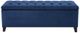 Olliix by Madison Park Navy Shandra Tufted Top Storage Bench-0