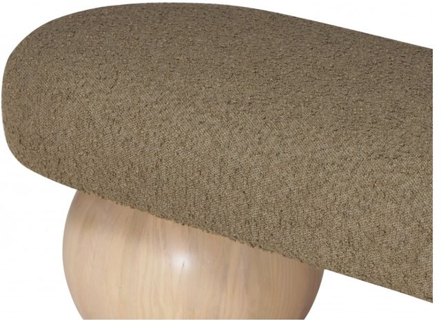 Meridian Furniture Bowie Natural/Olive Bench-3