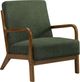 Monarch Specialties Inc. Green/Walnut 34" Accent Chair-0