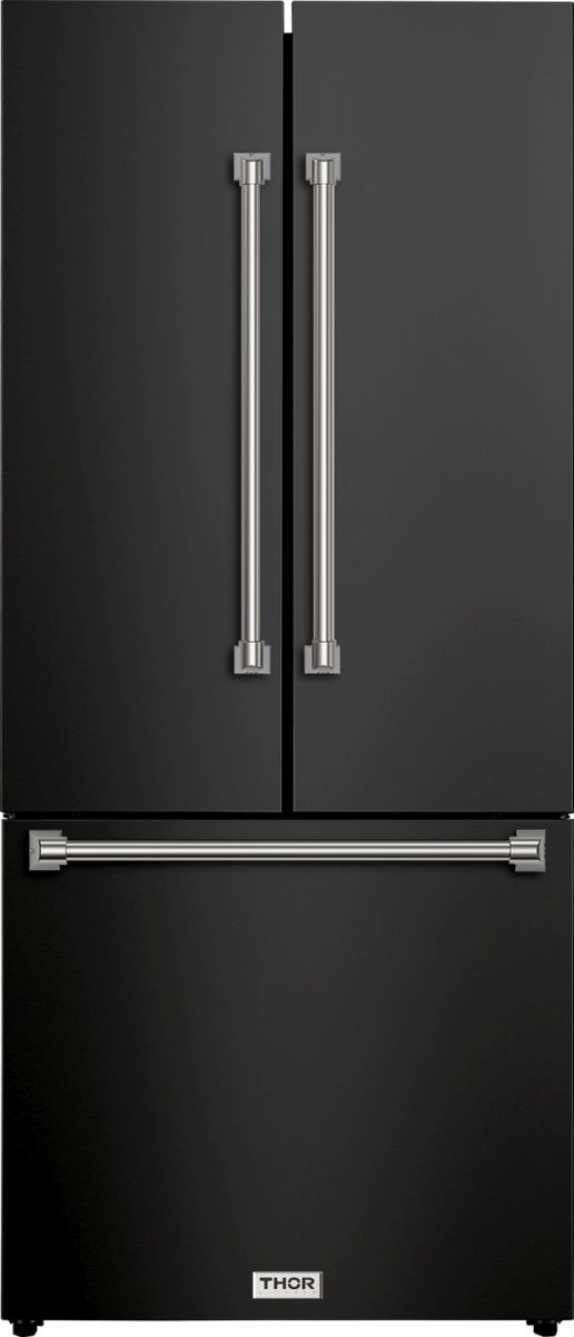 Thor Kitchen® Gordon Ramsay Series 30 in. 17.7 Cu. Ft. Matte Black Counter Depth French Door Refrigerator