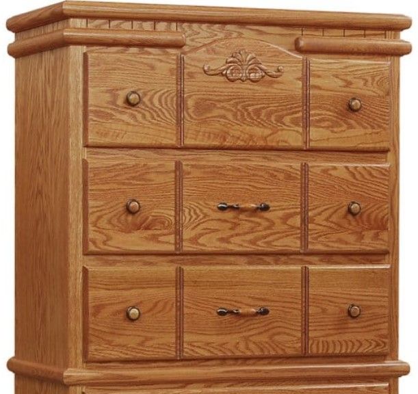 Wolfcraft Furniture Vintage Brown Narrow Chest-2