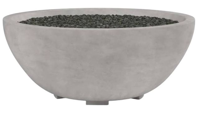Sunset West Gray Concrete 41" Outdoor Fire Bowl-0