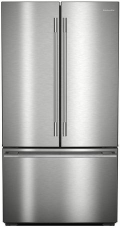 KitchenAid® 36" 24.27 Cu. Ft. PrintShield™ Stainless Steel Counter Depth French Door Refrigerator with Interior Dispense