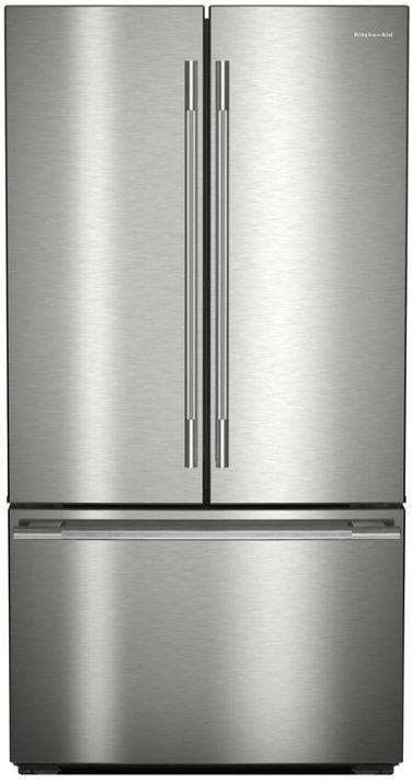 KitchenAid® 36" 24.3 Cu. Ft. PrintShield™ Stainless Steel Counter Depth French Door Refrigerator with Interior Dispense-0