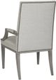 Vanguard® Hanover Dove Gray Button-Back Arm Chair-2