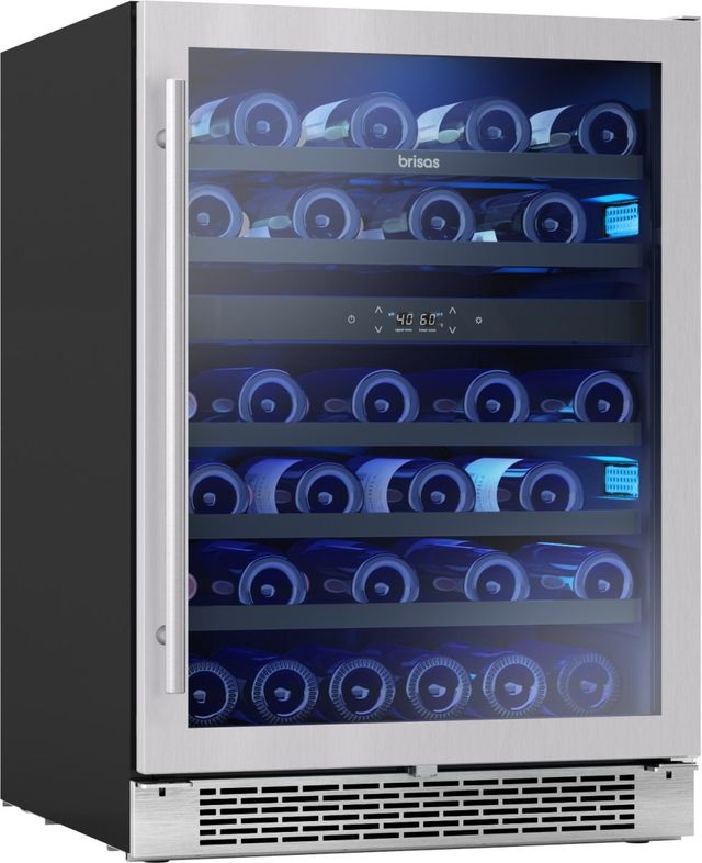 Zephyr Brisas 24" 5.8 Cu. Ft. Stainless Steel Wine Cooler-1