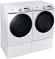 Samsung White Front Load Washer & Electric Dryer Laundry Pair-3