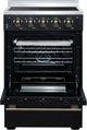FORNO® Loiano Alta Qualita 24" Black Freestanding Electric Range-4