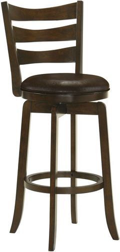 Coaster® Murphy Brown/Dark Cherry Swivel Bar Stool
