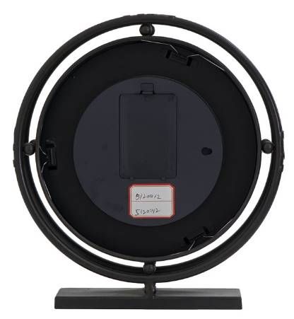 YHD Matte Black/White Table Clock-4