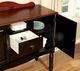 Furniture of America® Palisade Cherry Dining Table with Black Base-2