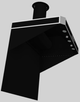 Vent-A-Hood® A Series 42" Black Retro Style Wall Mounted Range Hood-2