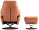 BarcaLounger© Marjon Capri Tobacco Pedestal Recliner and Ottoman-2