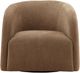 Dovetail Furniture Neva Brown Swivel Chair-1