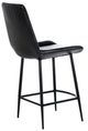 Nest Home Collections Gabriel Black/Gray Counter Stool-4