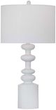 Bassett Mirror Otero Matte White Table Lamp-0