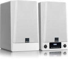 SVS Piano Gloss White Wireless Bookshelf Speakers 