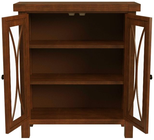 HH2 Home Bayside Rustic Mahogany 2-Door Cabinet-4