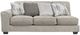 Benchcraft® Ardsley Pewter Left Arm Facing Sofa-0