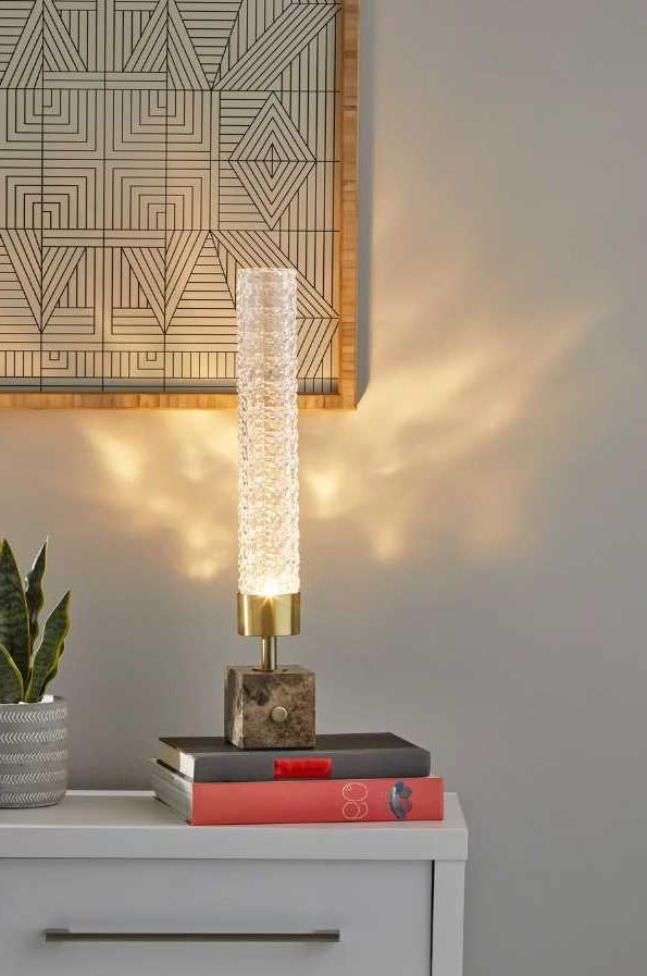 Adesso® Harriet Brown LED Table Lantern-4
